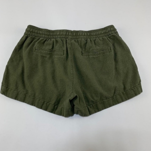Old Navy Hunter Green Linen & Rayon Shorts Size XS - Picture 5 of 5
